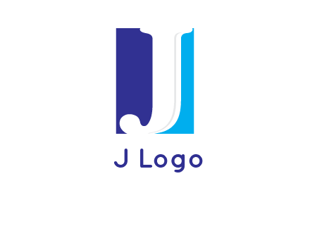 uppercase J inside a rectangle logo