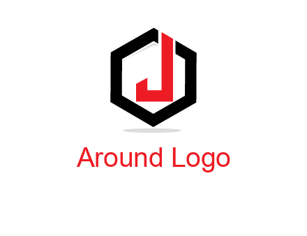 letter J inside a hexagonal logo