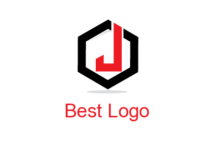 letter J inside a hexagonal logo