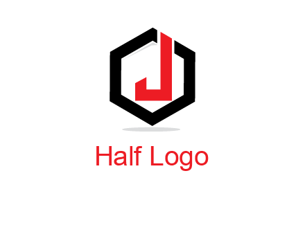 letter J inside a hexagonal logo