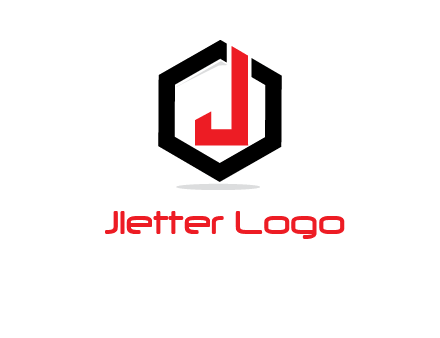 letter J inside a hexagonal logo