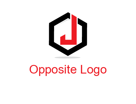 letter J inside a hexagonal logo