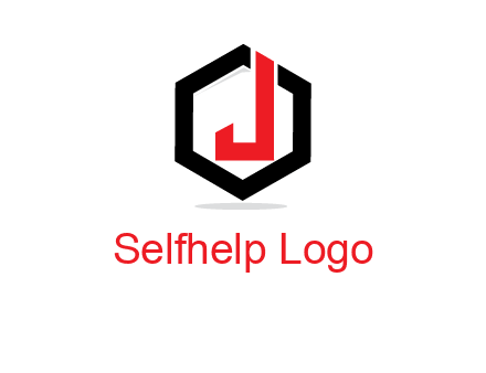 letter J inside a hexagonal logo