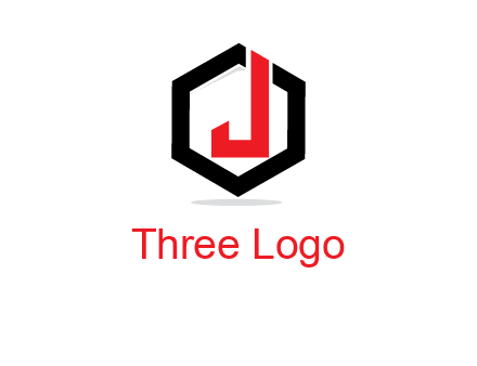 letter J inside a hexagonal logo