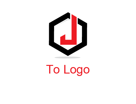 letter J inside a hexagonal logo