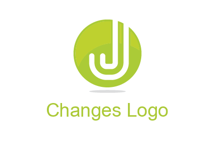 letter J in round logo