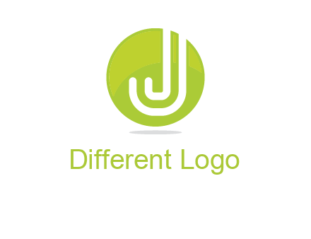 letter J in round logo
