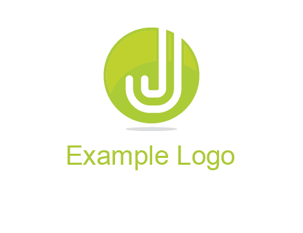 letter J in round logo