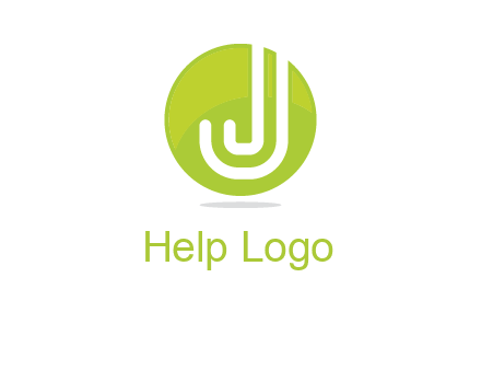 letter J in round logo