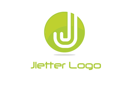 letter J in round logo