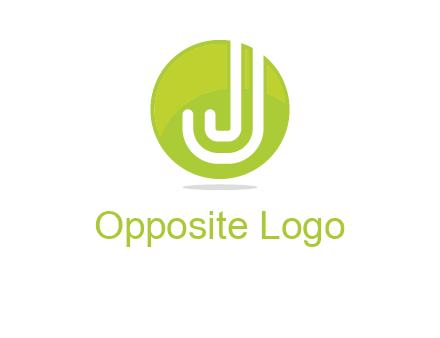 letter J in round logo