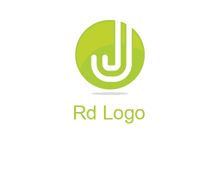 letter J in round logo
