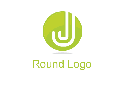 letter J in round logo