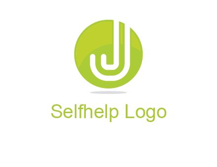 letter J in round logo