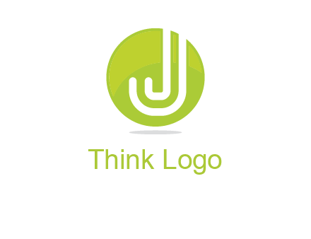 letter J in round logo