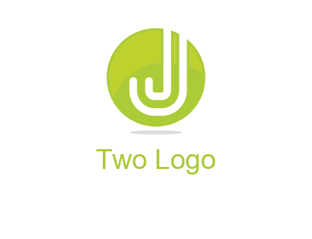 letter J in round logo