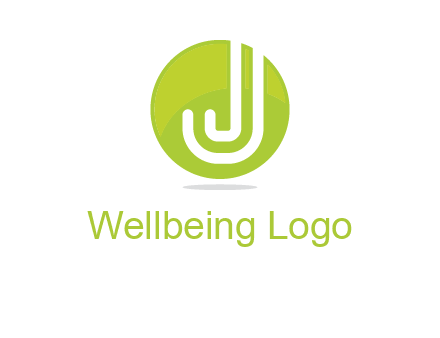 letter J in round logo