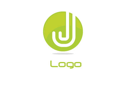 letter J in round logo