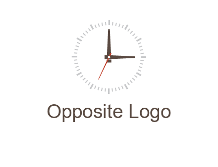 clock hands forming an L
