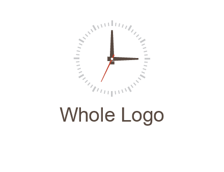 clock hands forming an L
