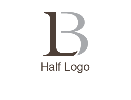 letters L and B logo