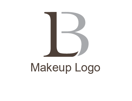 letters L and B logo