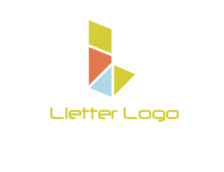 geometric letter L