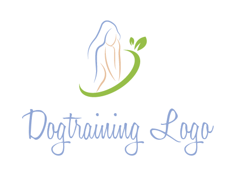 swoosh around woman body spa logo