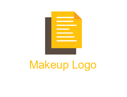 pages or documents forming a letter L