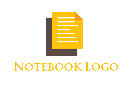 pages or documents forming a letter L
