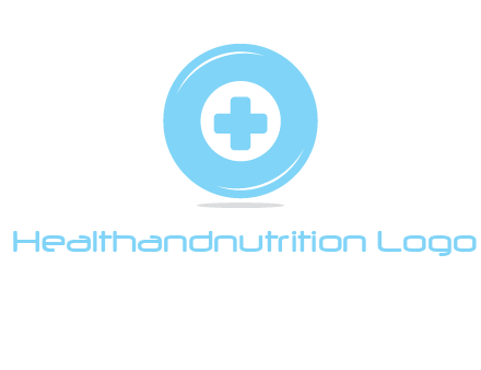addition sign inside letter O