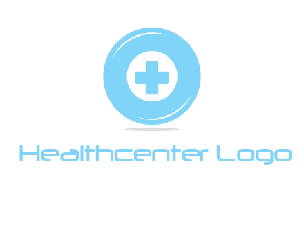 addition sign inside letter O