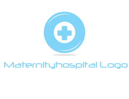 addition sign inside letter O