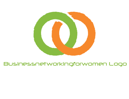 two ring entwined to form an O 