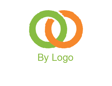 two ring entwined to form an O 