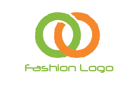 two ring entwined to form an O 