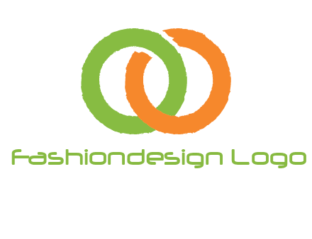 two ring entwined to form an O 
