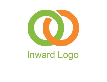 two ring entwined to form an O 