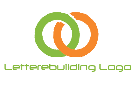 two ring entwined to form an O 