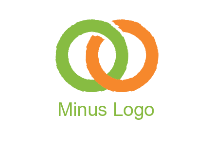 two ring entwined to form an O 