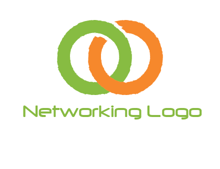 two ring entwined to form an O 