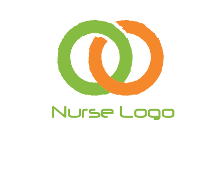 two ring entwined to form an O 