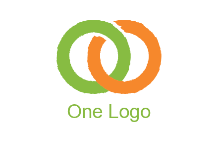 two ring entwined to form an O 