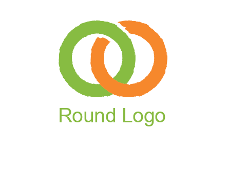two ring entwined to form an O 