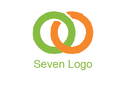 two ring entwined to form an O 