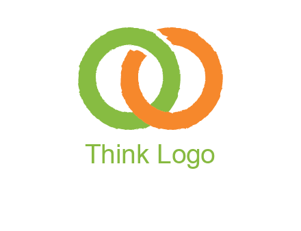 two ring entwined to form an O 