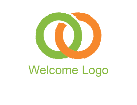 two ring entwined to form an O 