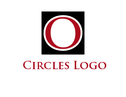 letter O in a square logo