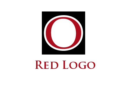letter O in a square logo