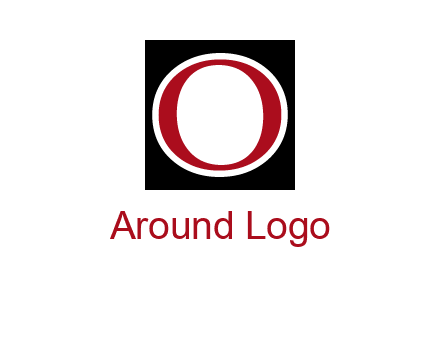 letter O in a square logo